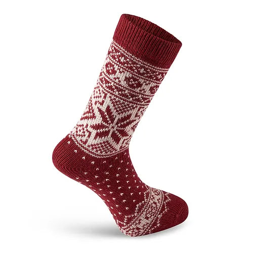 Norwegian socks Snowflakes - Chille Size 35-38