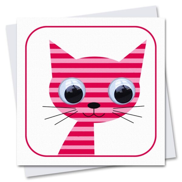 Sammy Stripey Cat Pink