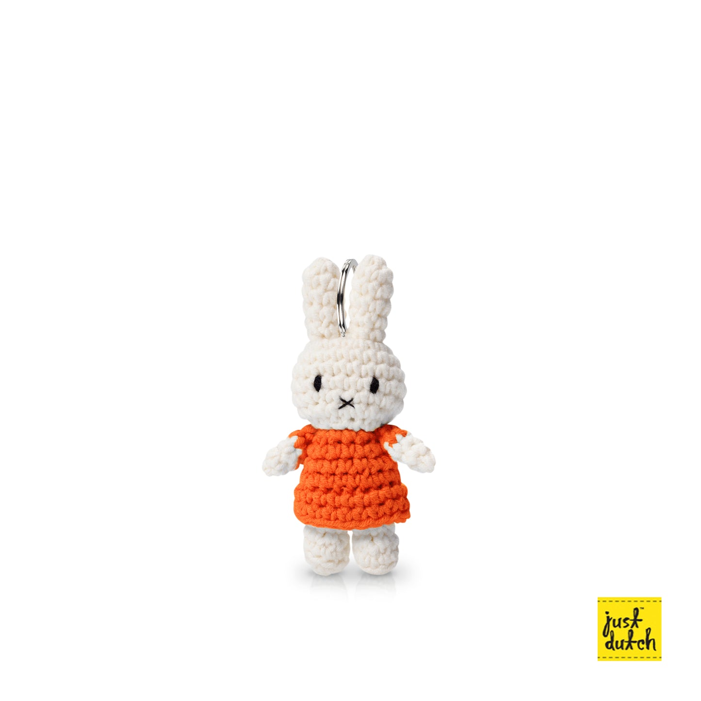Miffy Crochet Keyring - Orange