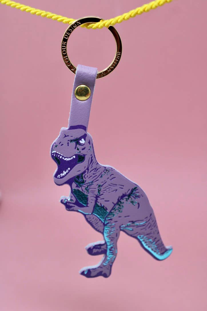 T-Rex Key Fob: Cornflower