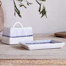 Iba Butter Dish - Indigo