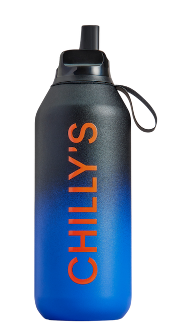 Series 2 Chilly's Flip Bottle - Midnight Ombre 500 ml