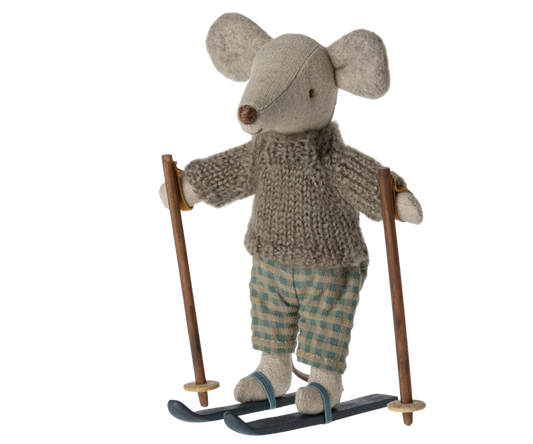 Winter mouse with ski set - Big Brother