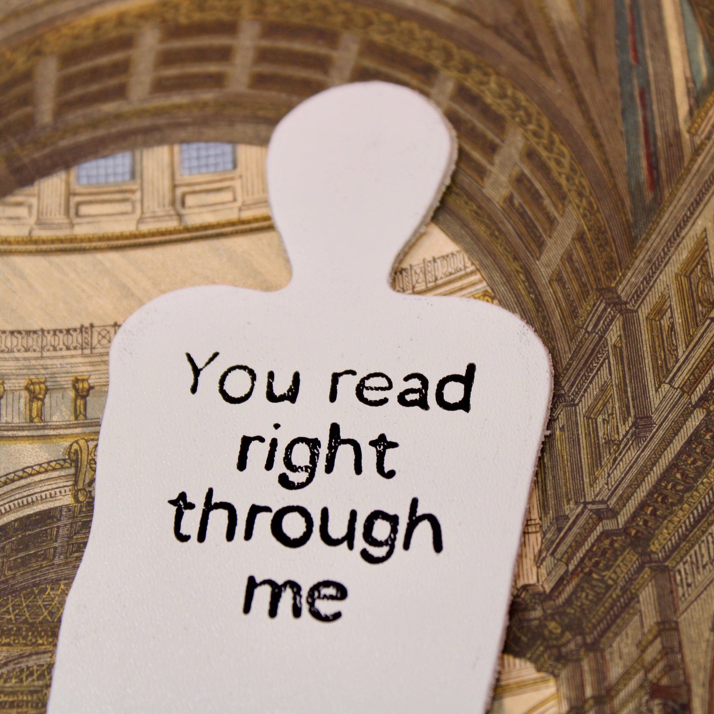 Skeleton Bookmark - Black