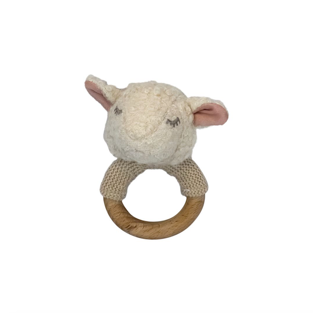 Mary the Lamb Teether rattle