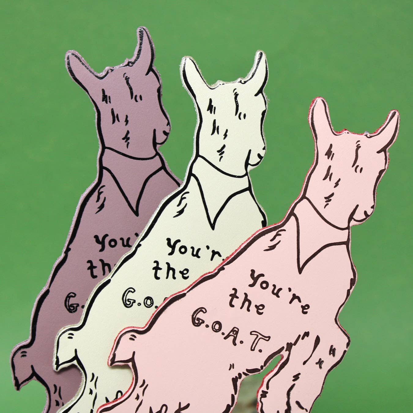 GOAT Bookmark - Cream