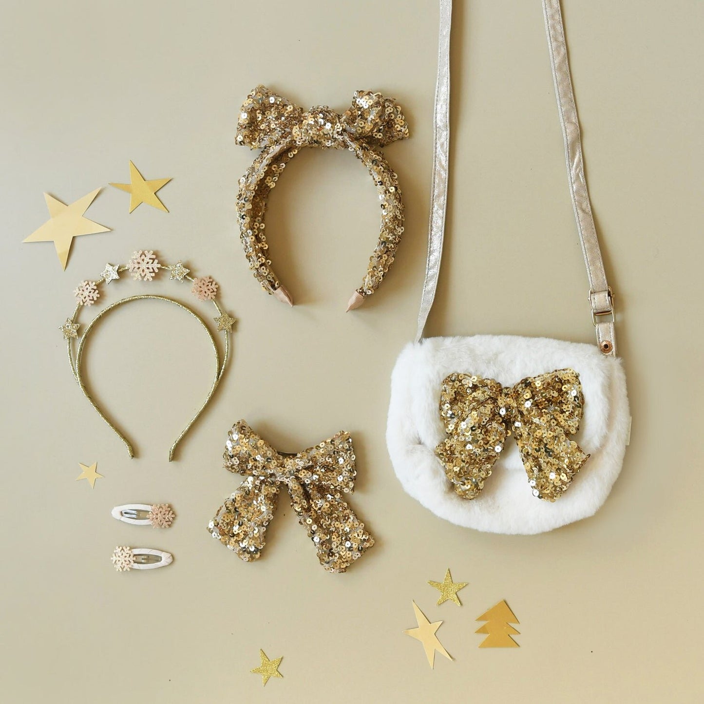 Sequin Bedazzle Sequin Bow Headband