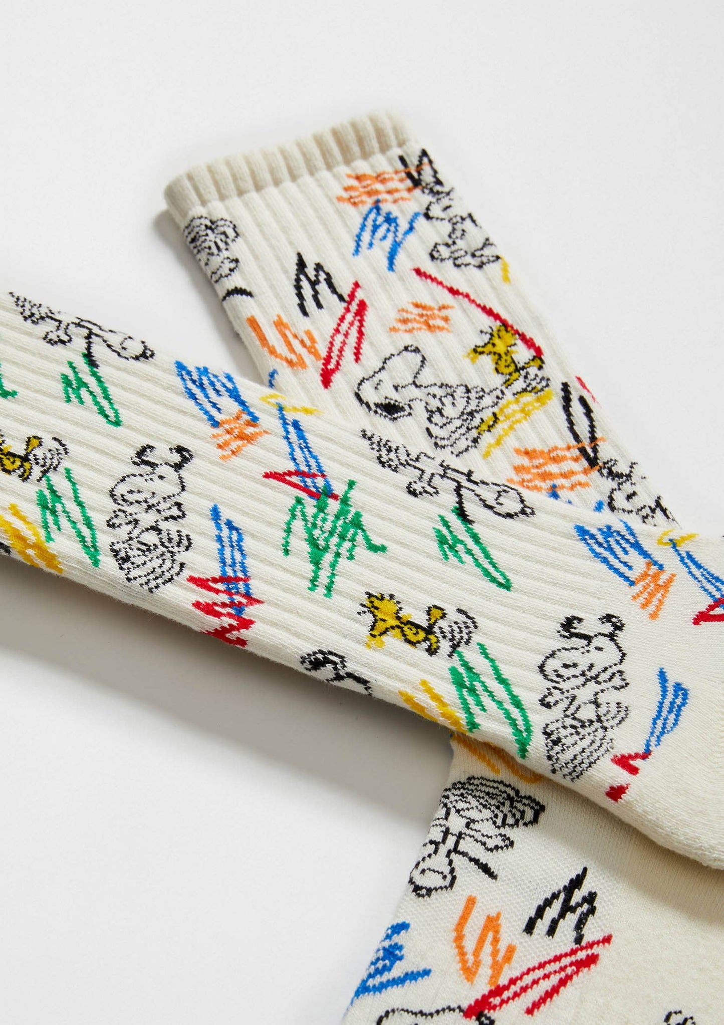 BeSnoopy Paint - 100% Organic Cotton Socks: Beige / Intl / 36/40