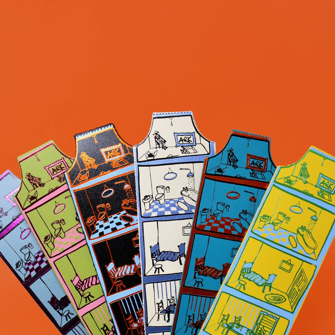 Dolls House Bookmark - Yellow