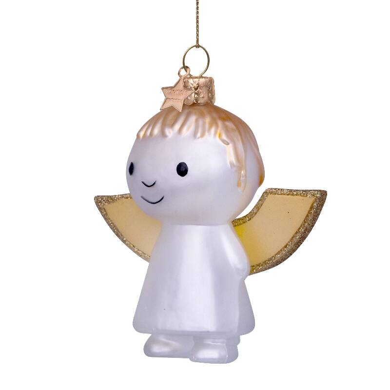 Miffy Glass Ornament - Angel
