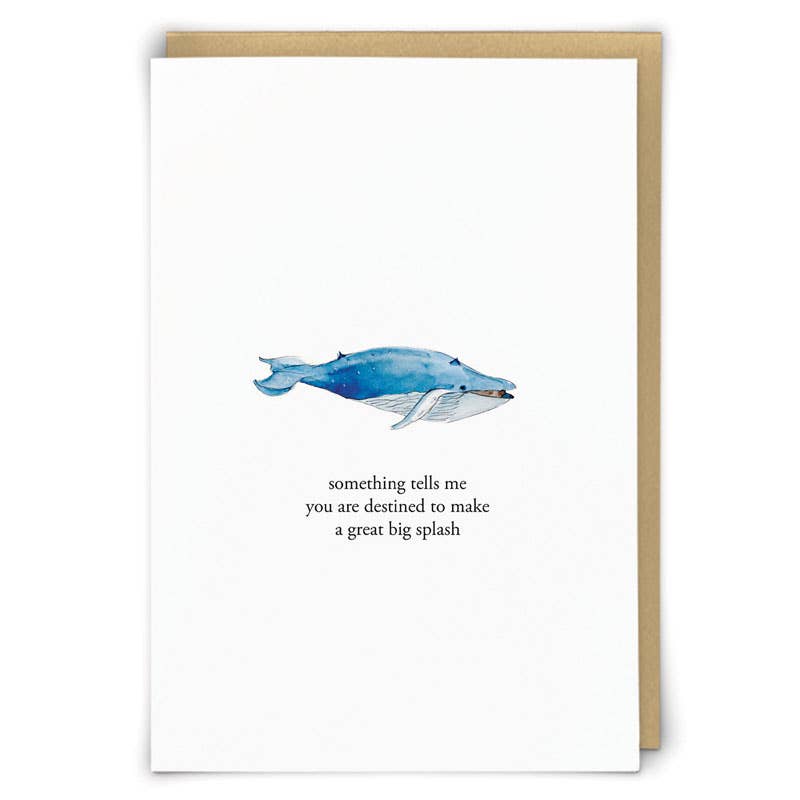 Big Splash Greetings Card