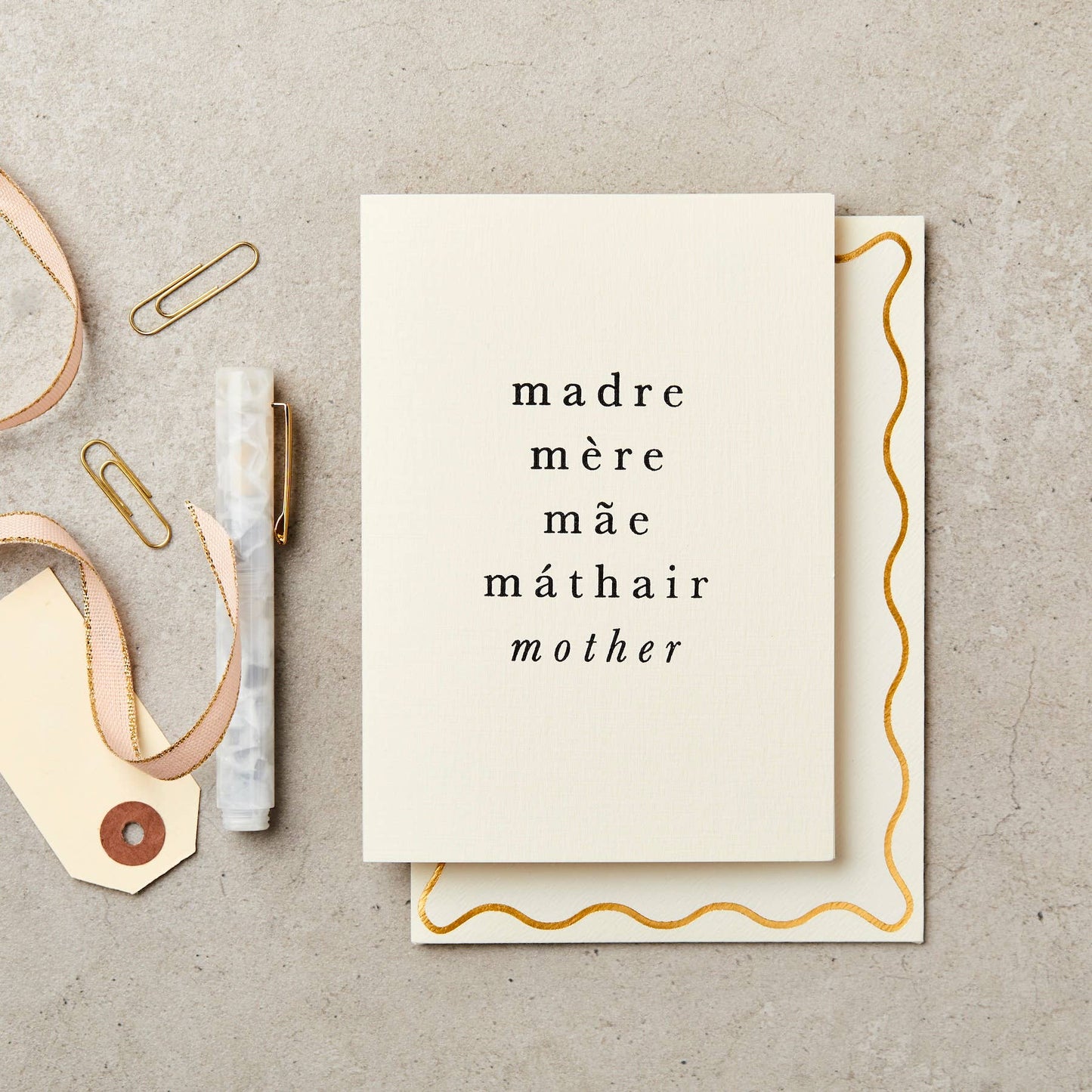 Madre Mother's Day Card
