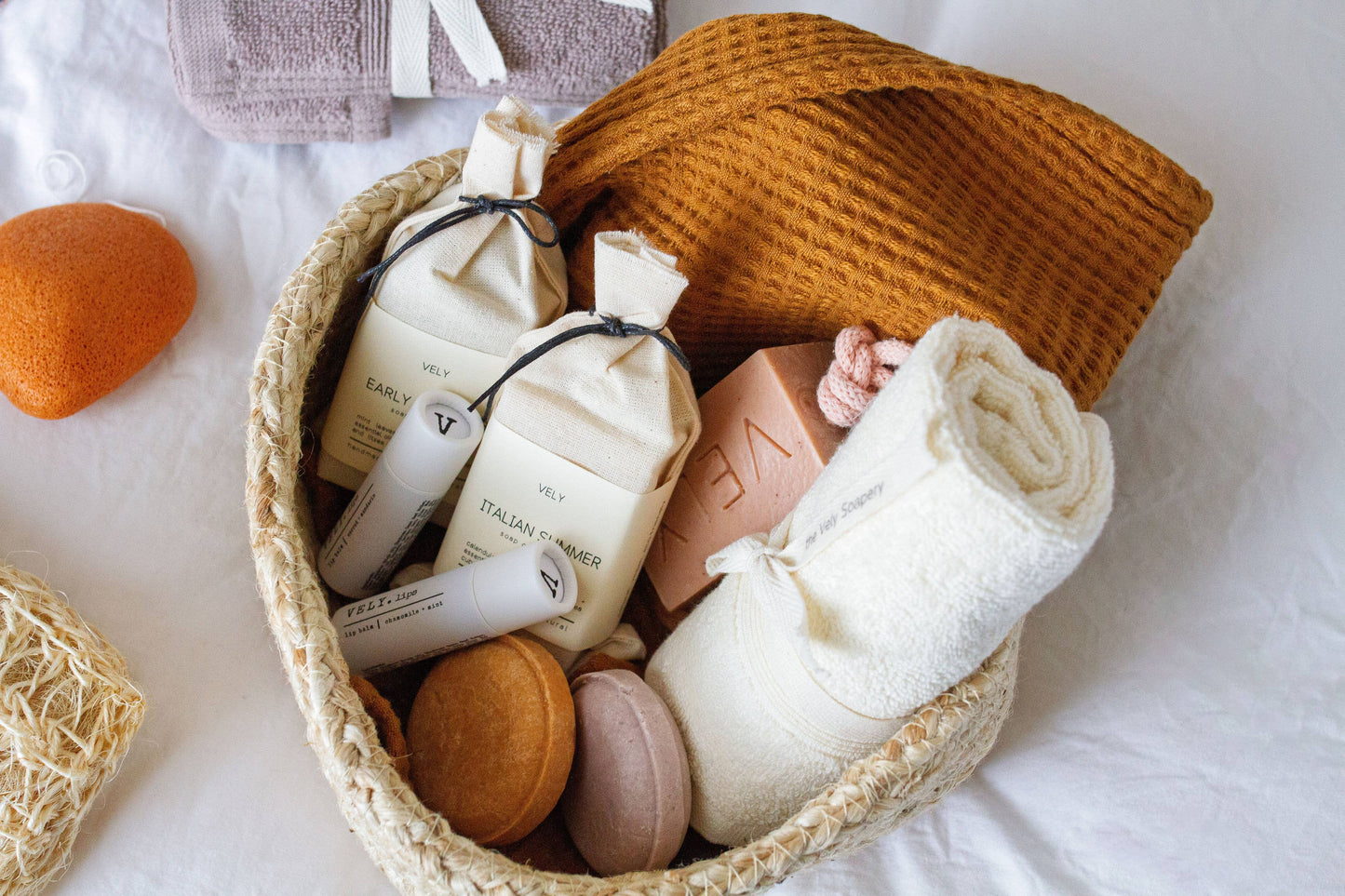 Natural Handmade Soap On A Rope "Sea Meditation"