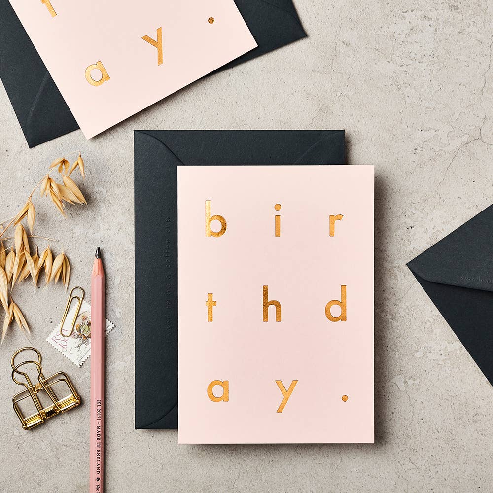 Extract Birthday Shell Greeting Card