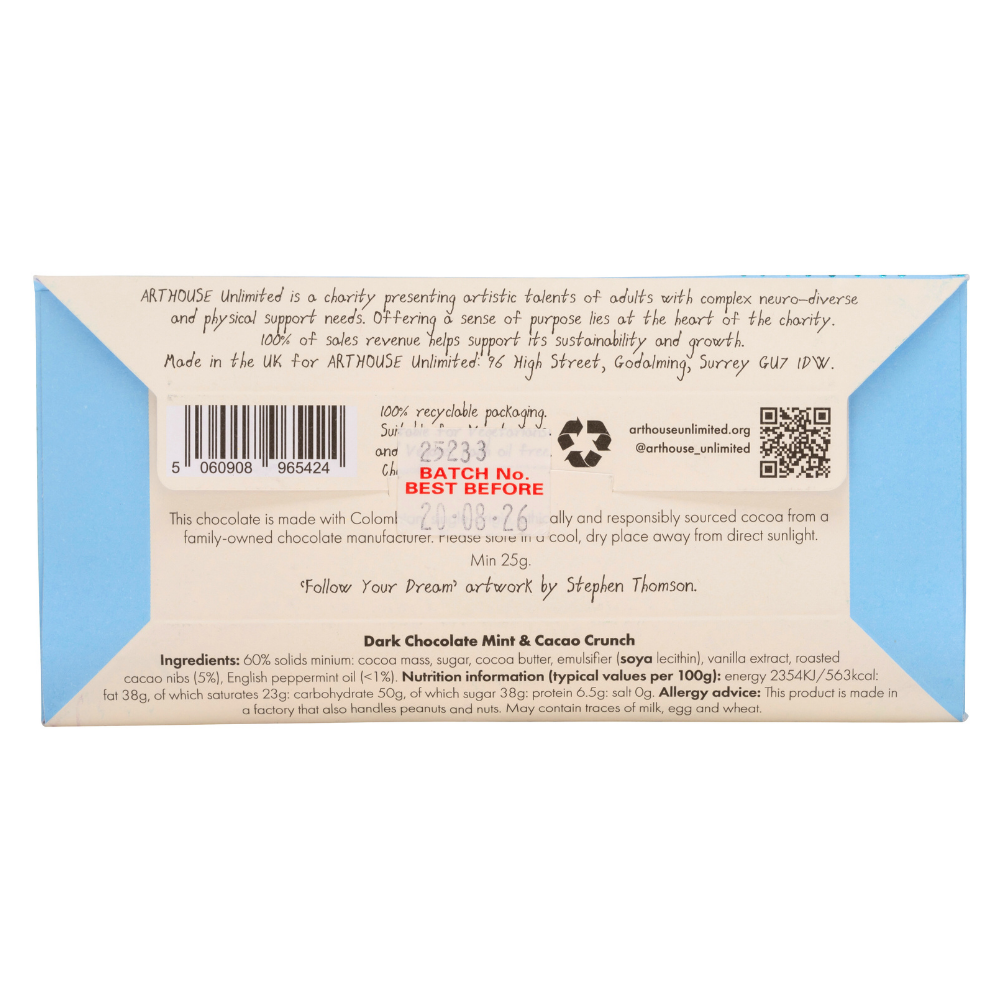 Joy Sized: Follow Your Dream, Dark Chocolate Mint & Cacao Crunch