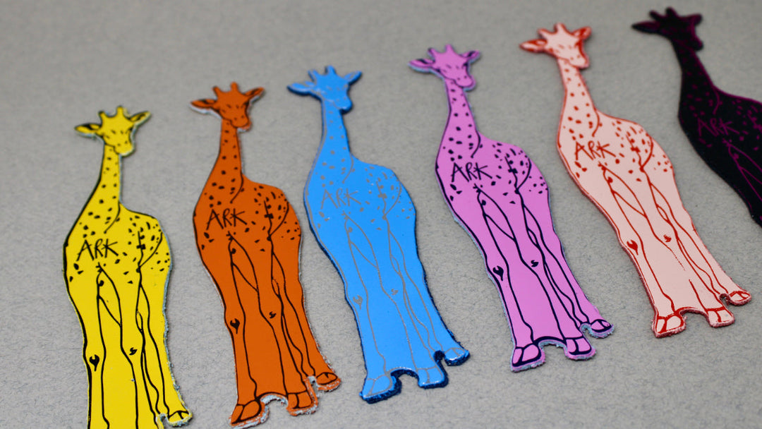 Giraffe Bookmark - Hot Pink