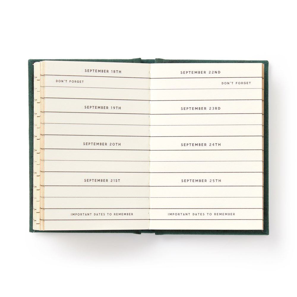 Dates People Get Mad If I Forget - Tiny Diary HB