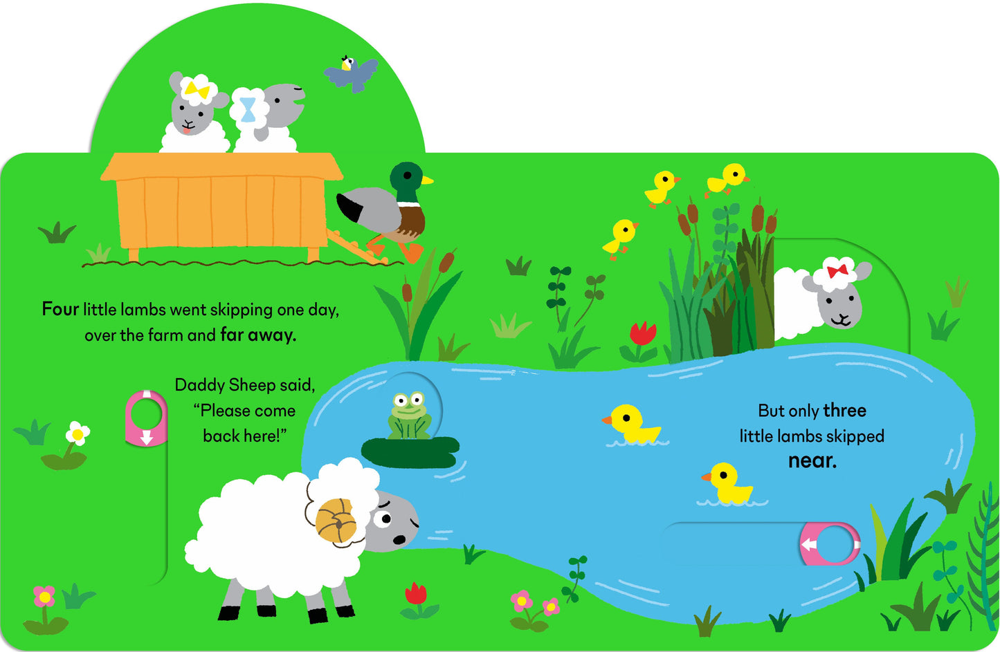 Five Little Lambs (Sliders) Board Book