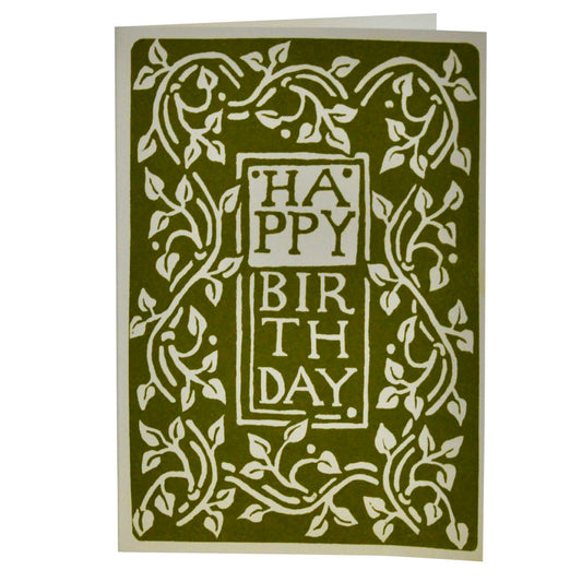 Card - Arts And Crafts Happy Birthday