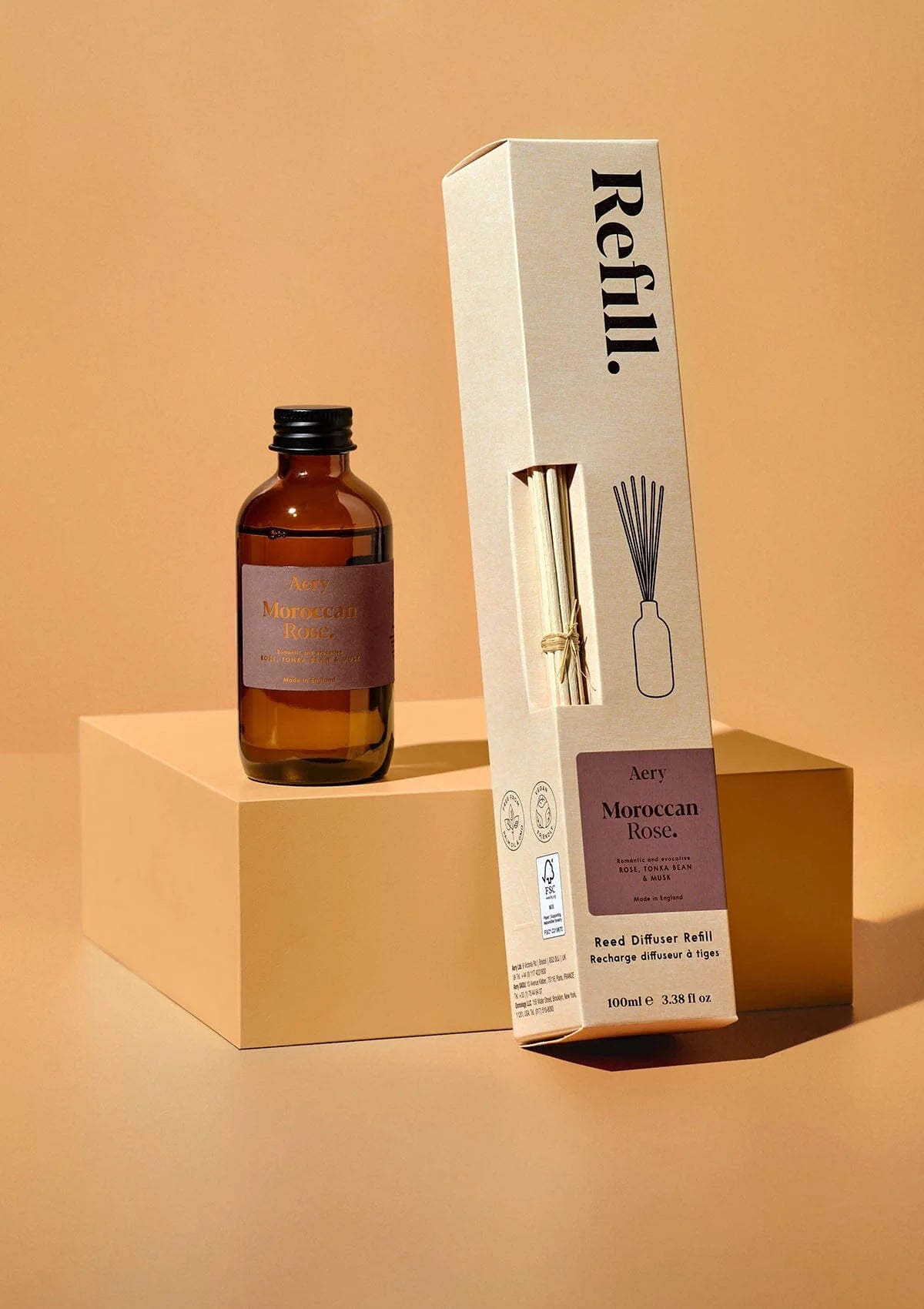 Moroccan Rose Amber Diffuser Refill 100ml