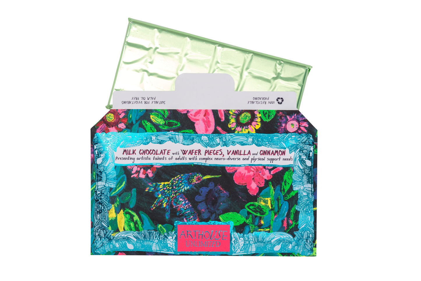 Sweet Nectar – Milk Chocolate with Wafer Pieces, Vanilla and Cinnamon