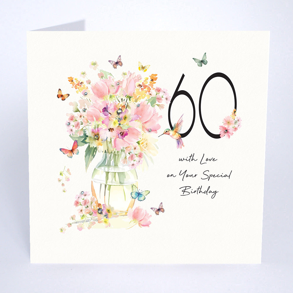 60 with Love On Your Special Birthday