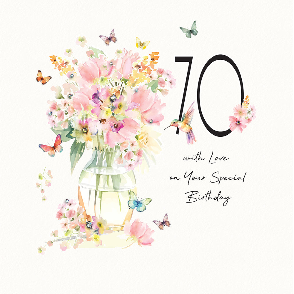 70 With Love On Your Special Birthday