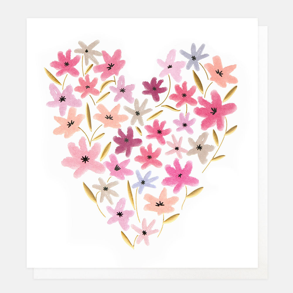 Multi Floral Heart