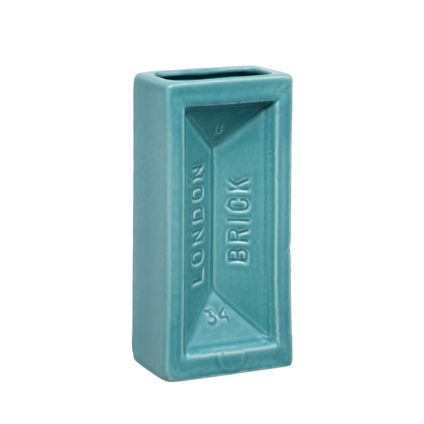 London Brick Vase - Turquoise