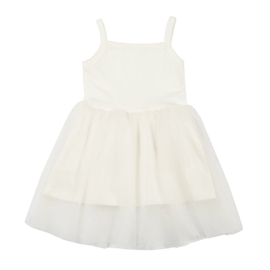 Bunnytail White Dress - Size 6-8