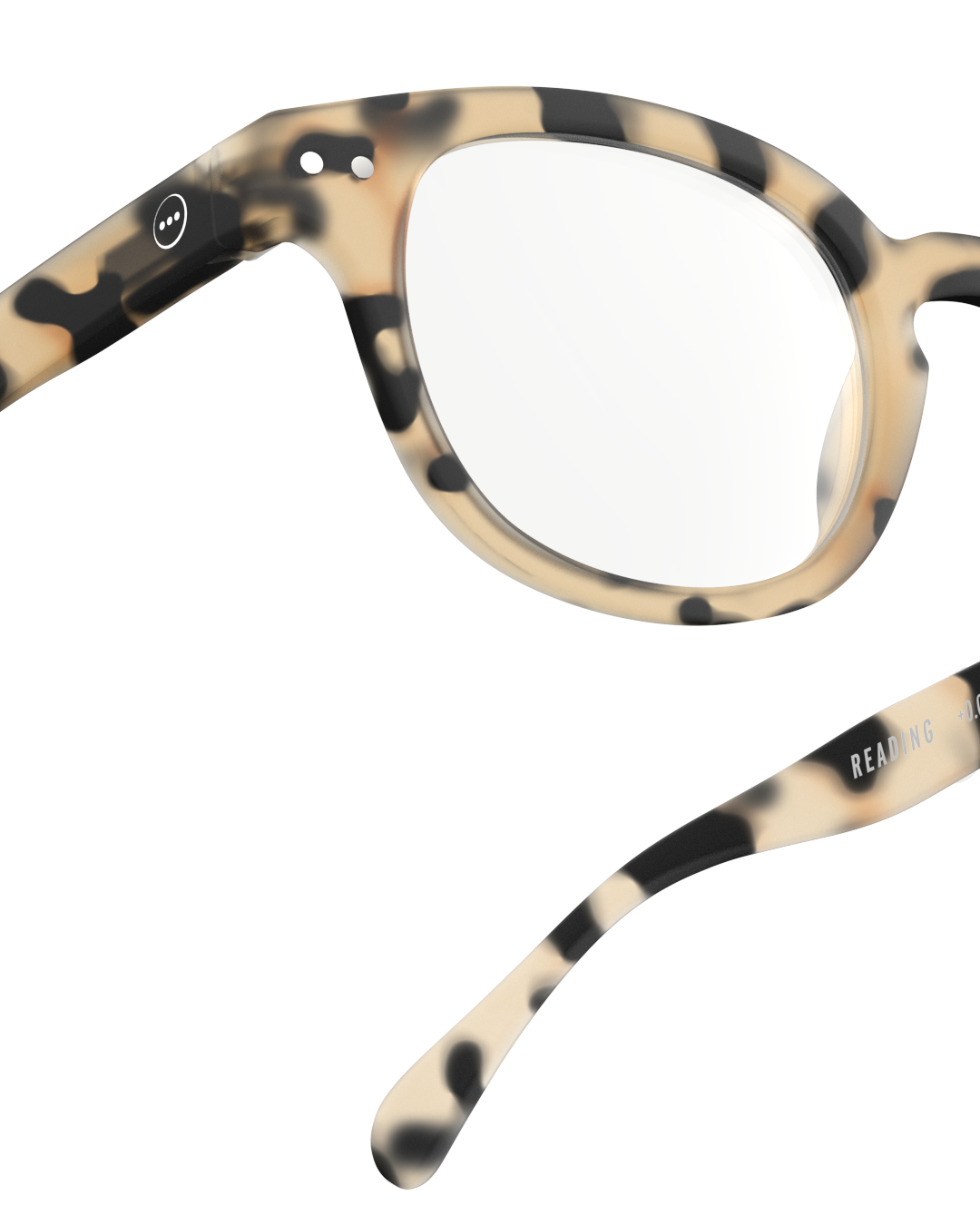 Unisex Reading Glasses - Style C - Colour Light Tortoise