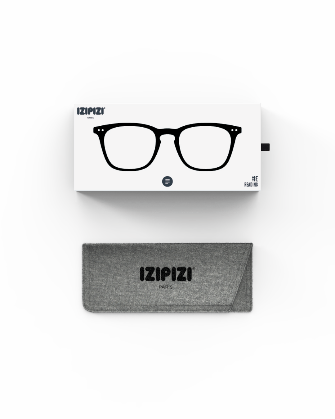 Unisex Reading Glasses - Style E - Colour Black +2.5