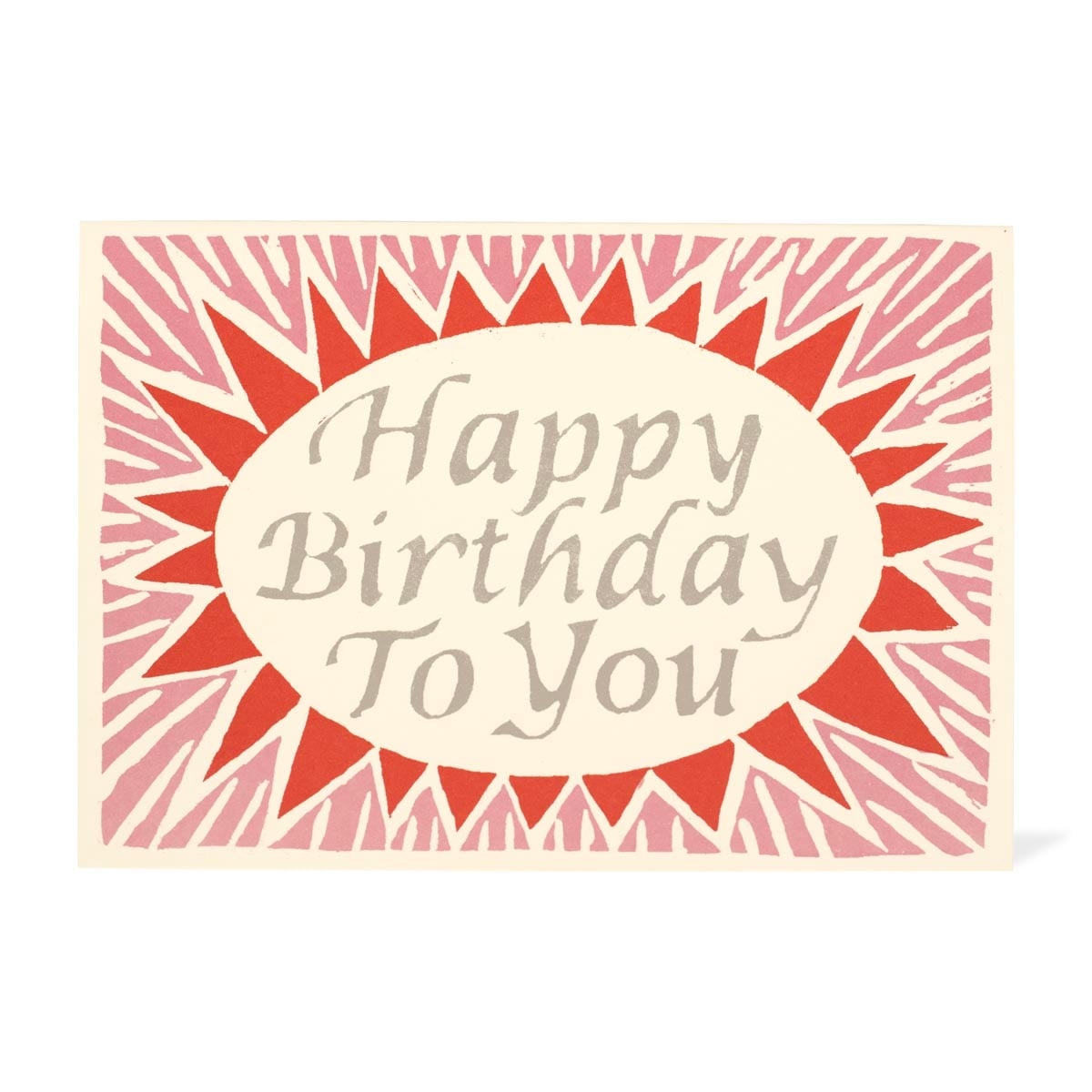 Card - Happy Birthday to You Pink & Red