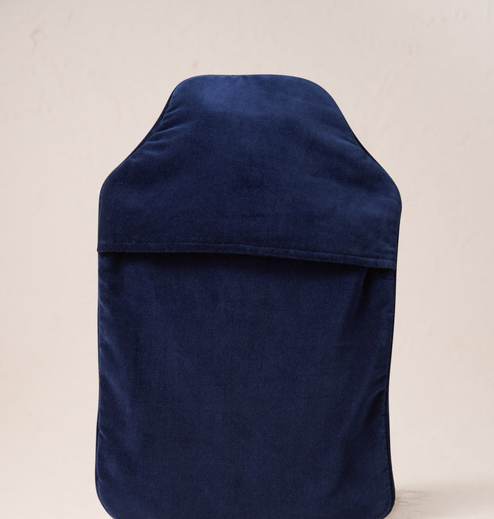 Celestial Navy Velvet Hot Water Bottle