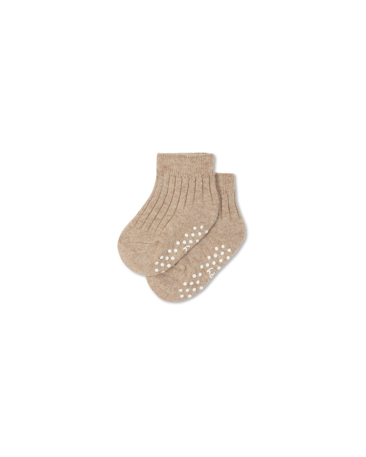 Be Happy Cashmere Socks - Beige - One Size