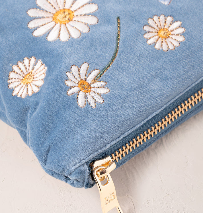 Daisy Dream Mama Everyday Pouch - Dusky Blue
