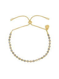 Amelia Labradorite Bracelet - Gold Plated