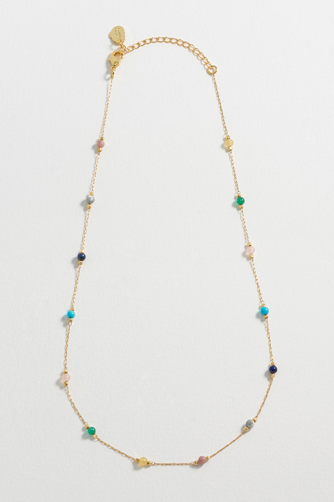 Wellness Mixed Beaded Chain Necklace