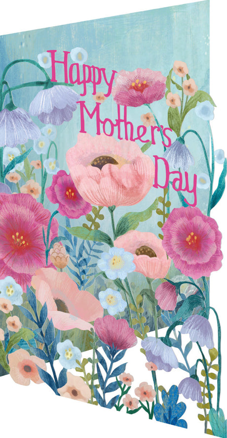 Mother's Day in Bloom Lasercut Card single