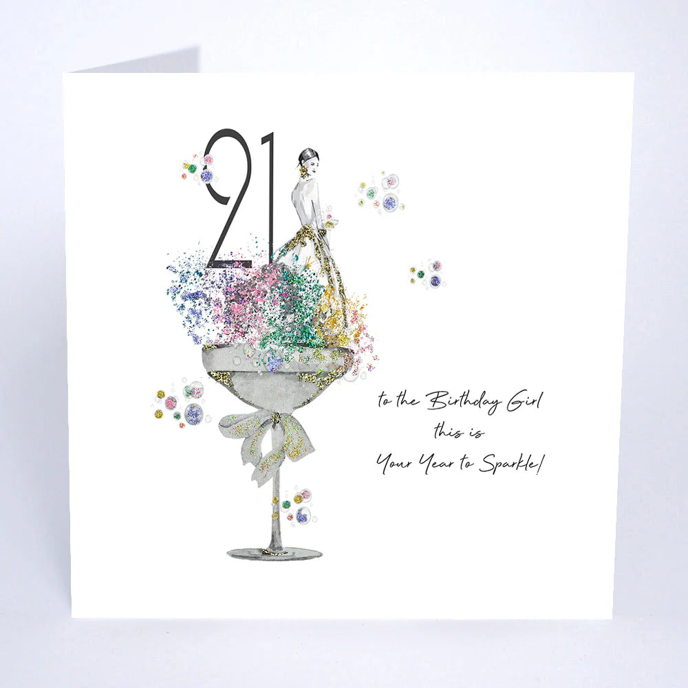21 Birthday Girl Your Year to Sparkle