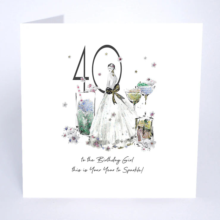 40 Birthday Girl Your Year to Sparkle