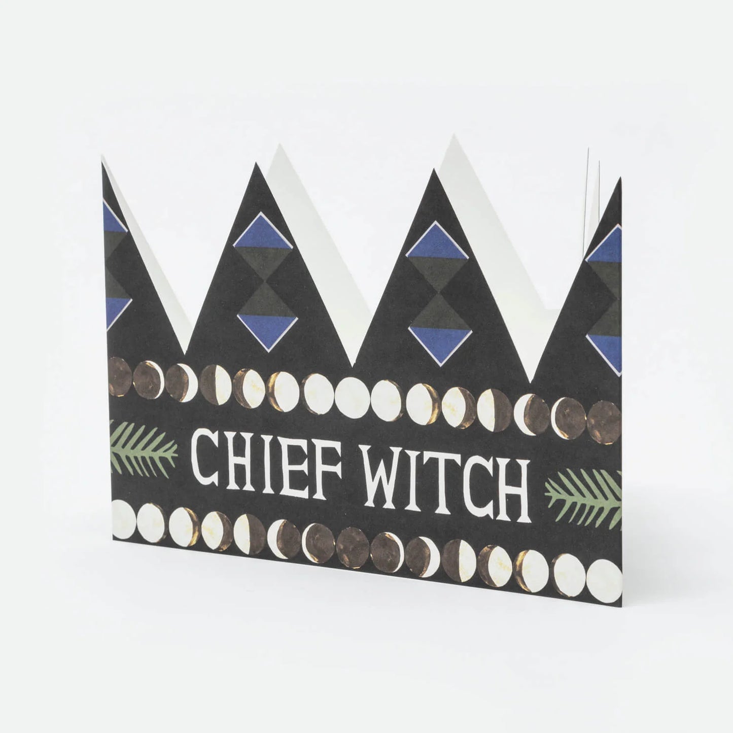 Chief Witch Card - Party Hat
