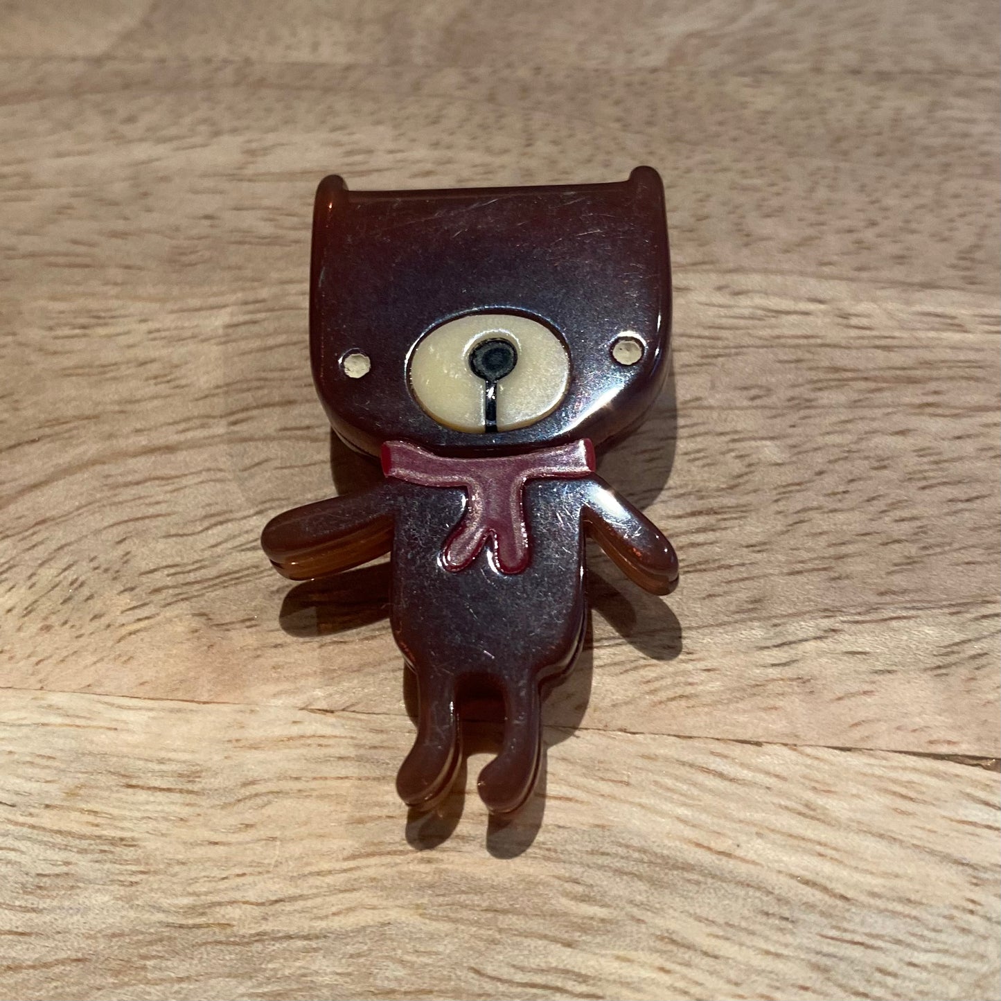 Brown Bear Resin Brooch