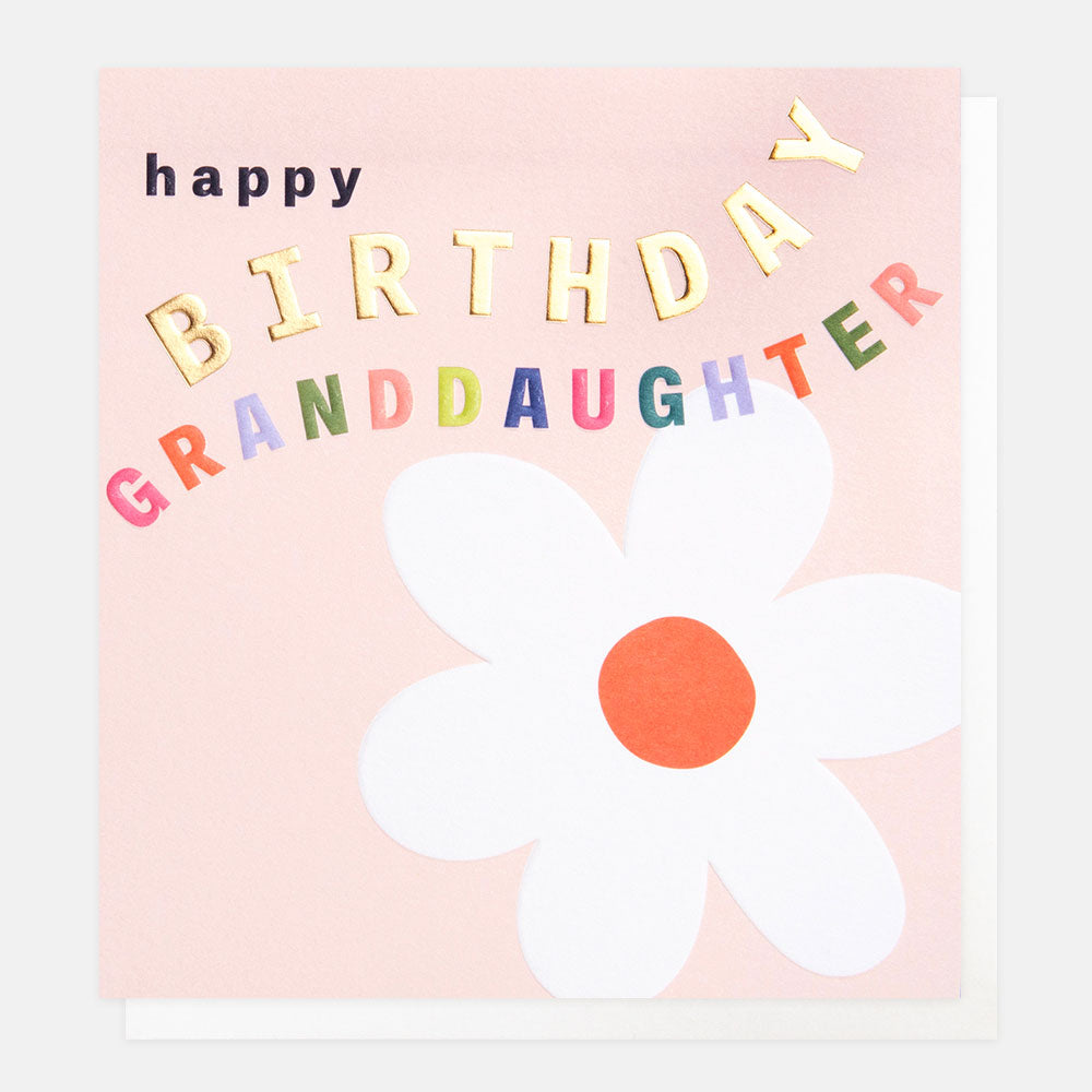 Happy Birthday Granddaughter Card