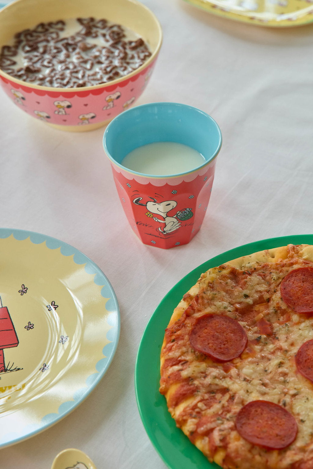 Medium Melamine Cup - Red Snoopy Print