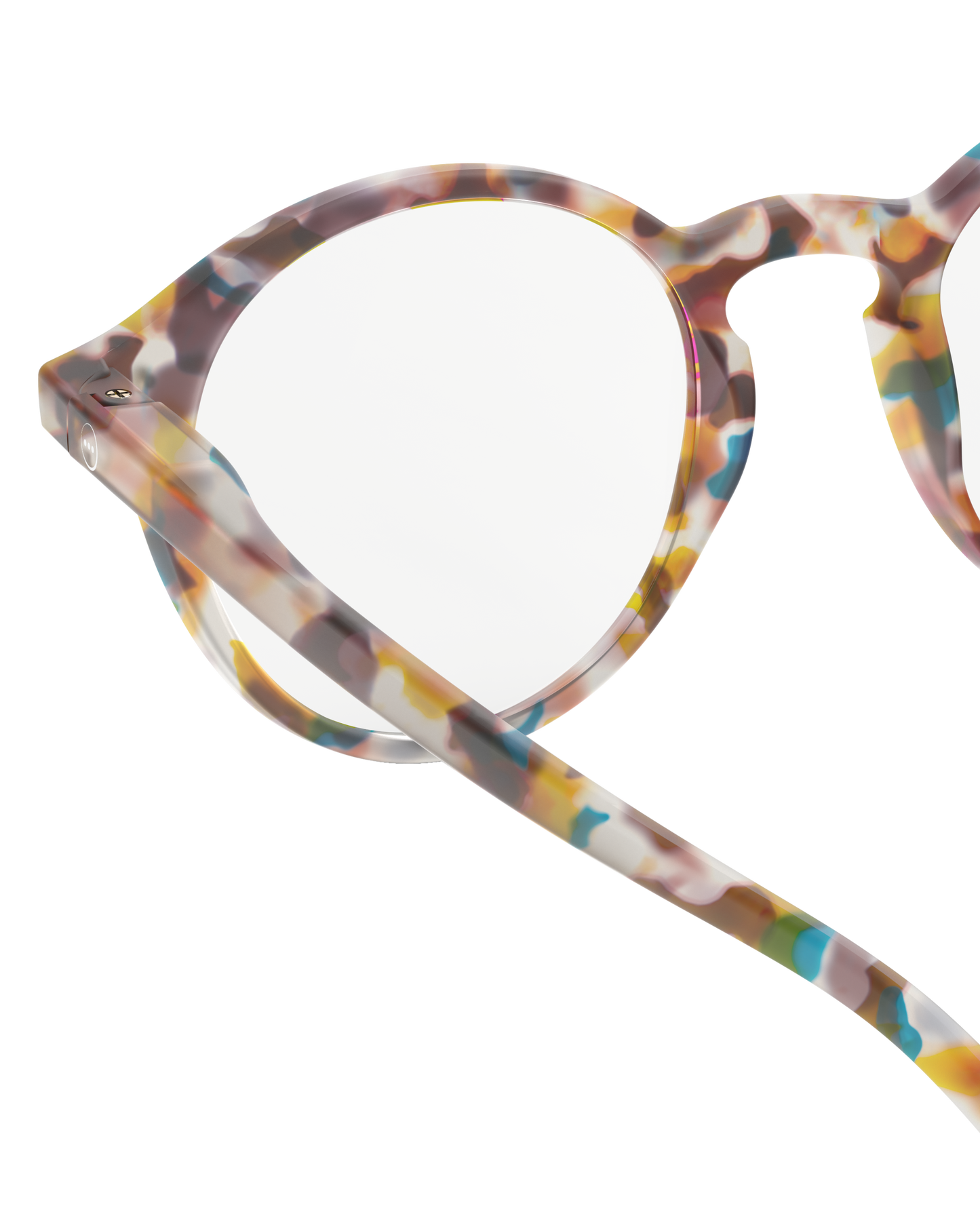 Unisex Reading Glasses - Style E - Colour Blue Tortoise +3