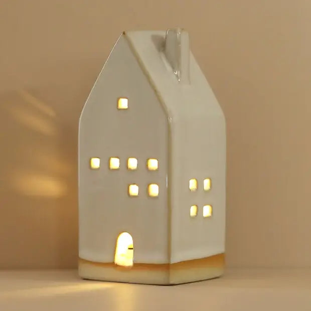 Ceramic House with LED Light