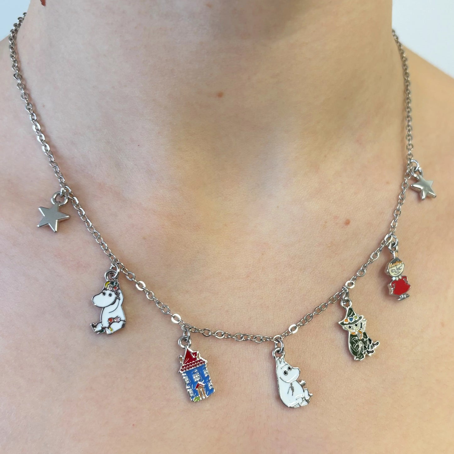 Moomin Family Charm Necklace