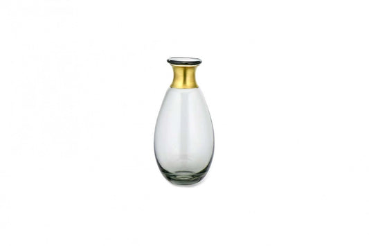 Miza Mini Glass Vase - Smoke - Large