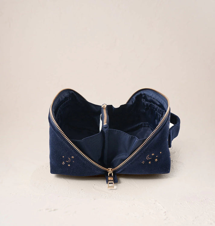 Mystical Whale Open Flat Makeup Bag